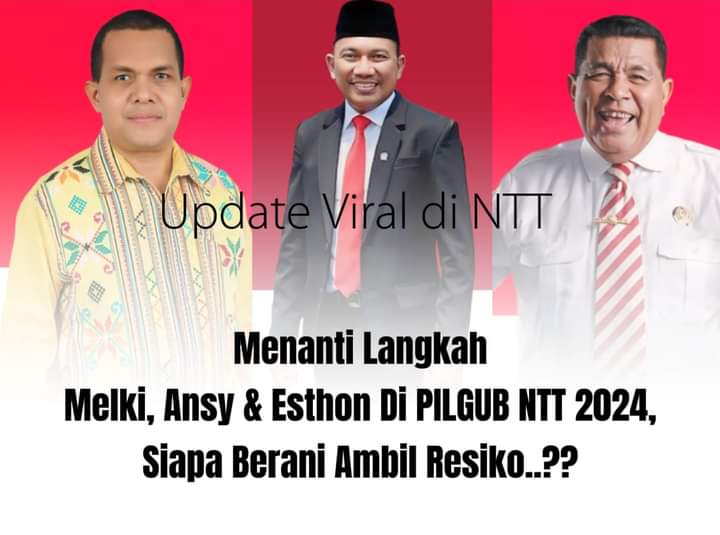 Menanti Langkah Melki, Ansy, dan Esthon di Pilgub NTT, Siapa Berani Ambil Risiko .??