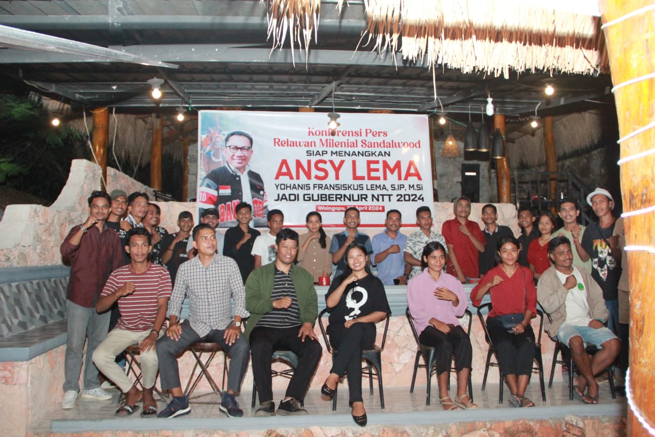 Millenial Sumba Timur Deklarasikan Dukungan pada Ansy Lema sebagai Calon Gubernur NTT