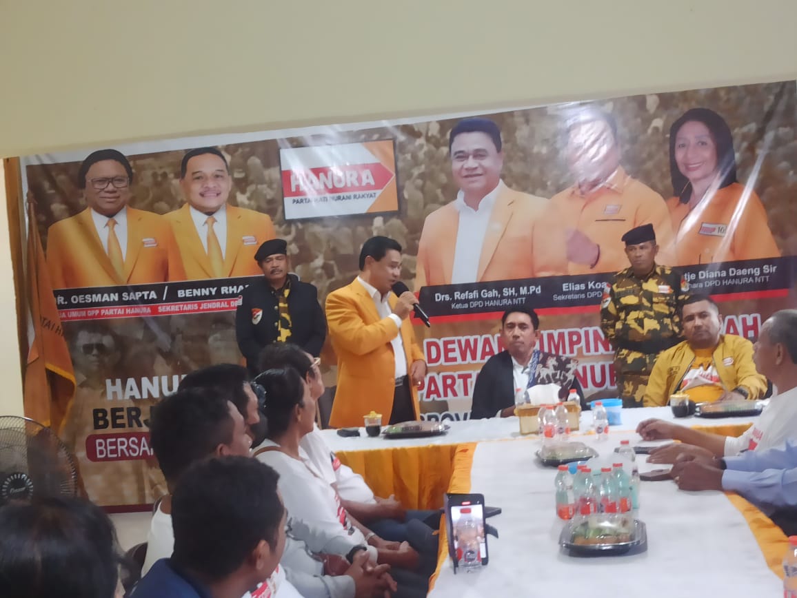 Refafi Gah : Jadikan Hanura Sebagai Panglima Dalam Bertindak