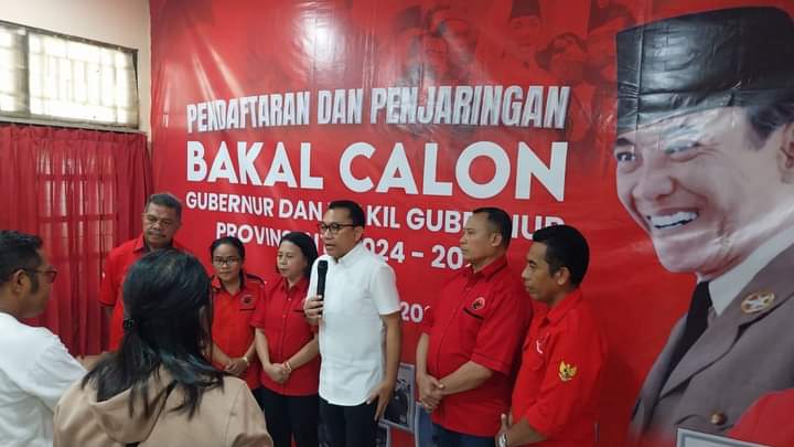 Ingin Jawab Aspirasi Masyarakat Ansy Lema Daftarkan Diri Sebagai Bacagub di Partai PDIP,PKB dan PAN