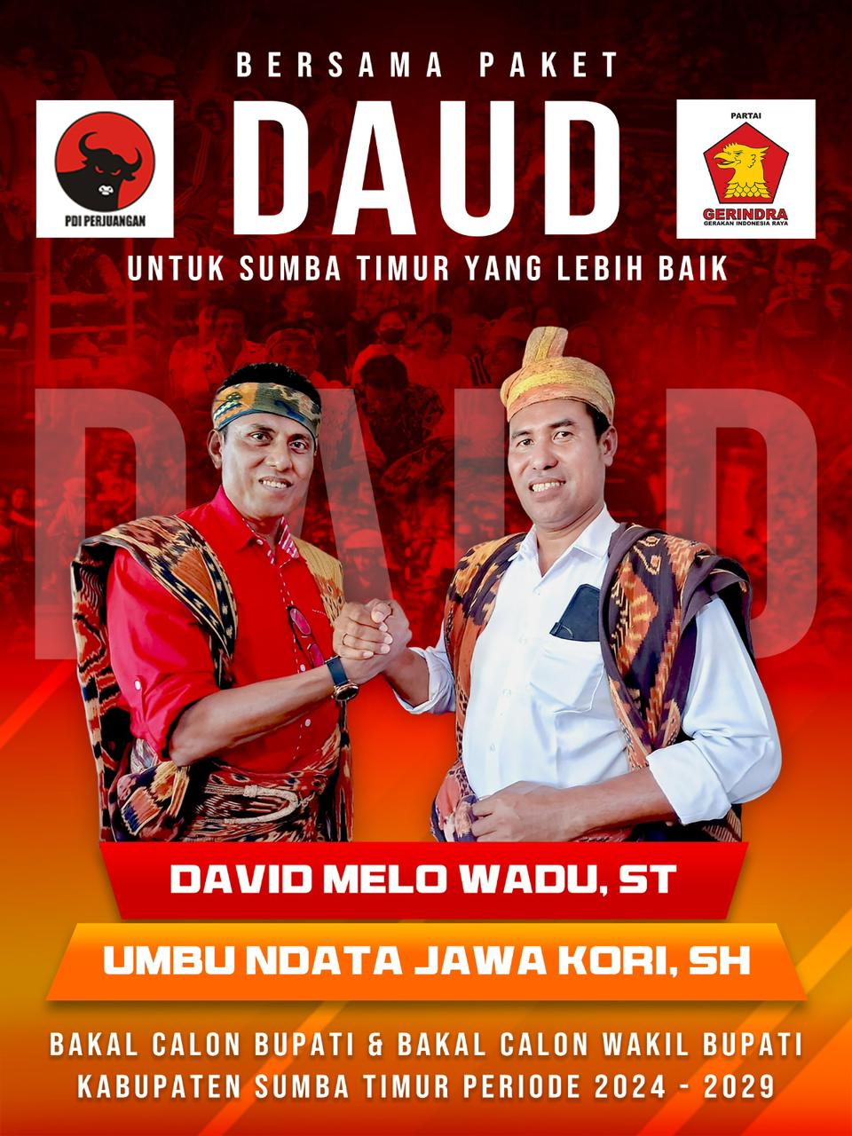 Paket DAUD Terpanggil  Untuk Sumba Timur Lebih Baik