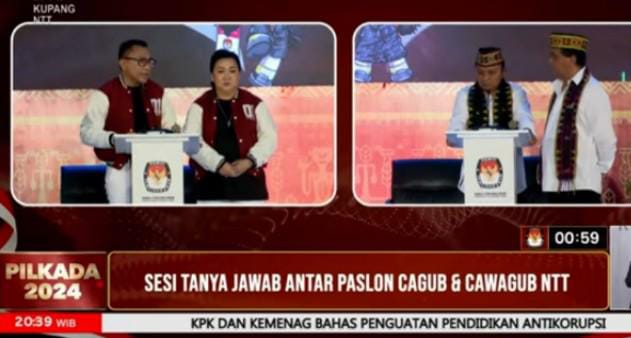 Tampil Elegan di Debat Final, Ansy -Jane Tawarkan Solusi Inklusif untuk Tingkatkan Daya Saing NTT