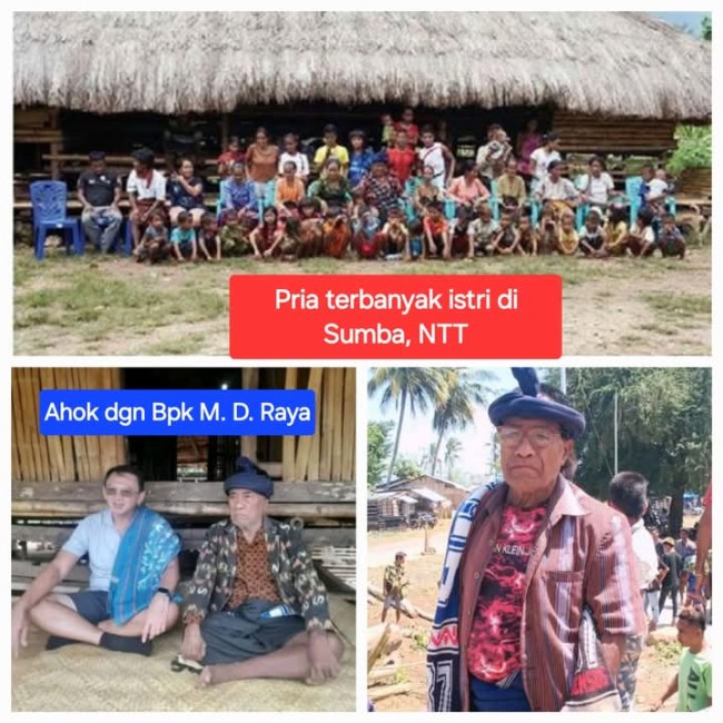 “Rahasia di Balik 12 Istri,52 Anak,Ratusan Cucu, Kisah Hidup Pria Sumba yang Menghebohkan”!