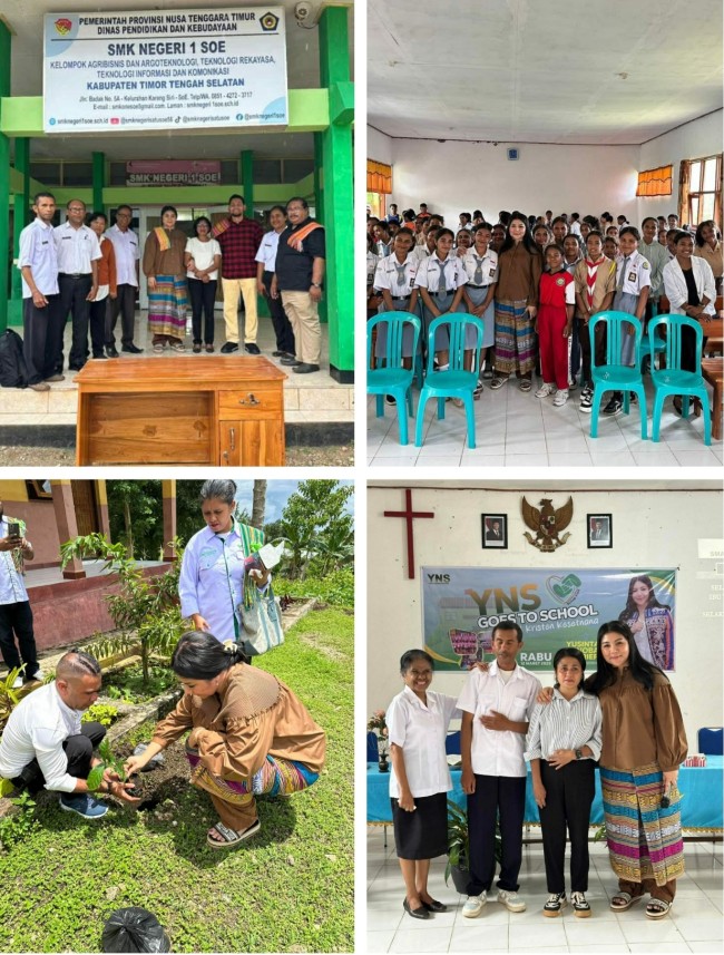 Goresan Harapan di Dinding Keterbatasan: Sentuhan  Yusintha Nenobahan di SMA Kristen Kesetnana & SMKN 1 Soe