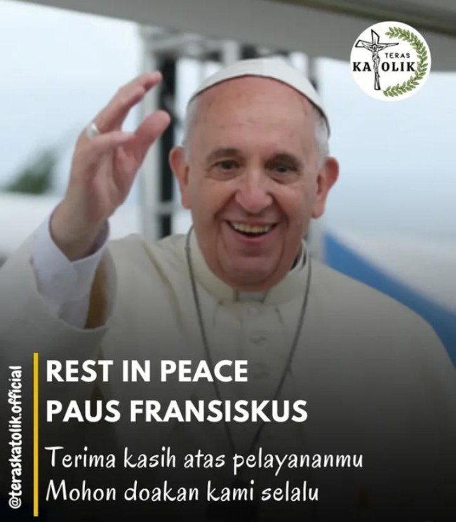Paus Fransiskus Wafat: Dunia Katolik dan Kemanusiaan Berduka Mendalam