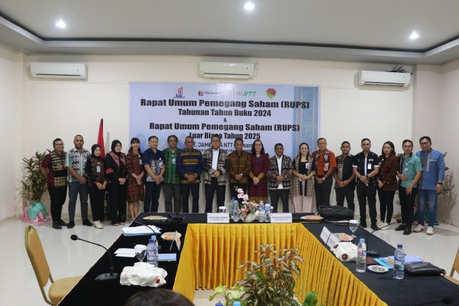 Gubernur NTT Pimpin RUPS Tahunan Tahun Buku 2024 & RUPS Luar Biasa 2025 PT. Jamkrida NTT