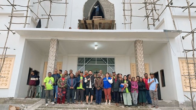 YNS Dorong Kesejahteraan Umat Lewat Dukungan Pembangunan Kapela Santu Finsensius Nonohonis