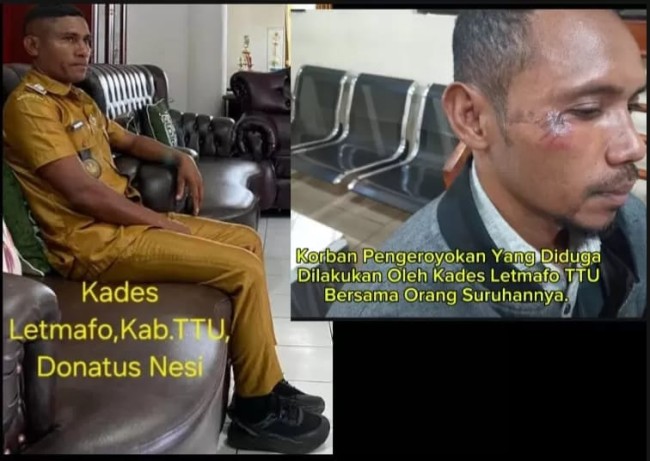 Pukulan di Pelipis Felix, Luka bagi Kebebasan Pers. “Ketika Kades Letmafo Dalam Bayang-bayang Gelap Dana Desa”