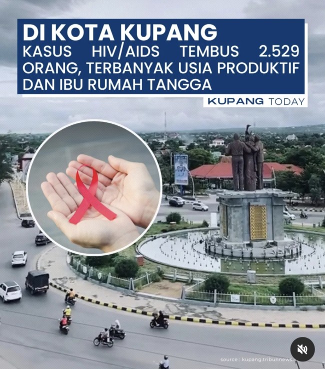 Tren Kasus HIV/AIDS di Kota Kupang Melonjak, Usia Produktif dan Ibu Rumah Tangga Jadi Sorotan