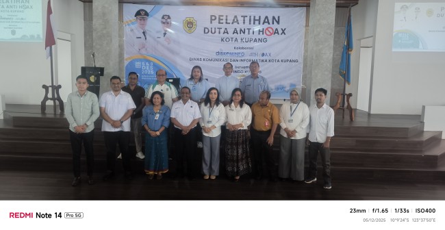 Pemkot Kupang Dorong Warga Jadi “Duta Anti-Hoaks” di Tingkat Kelurahan