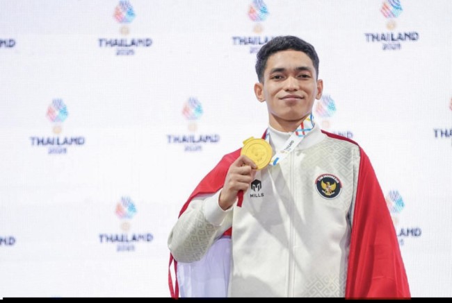 Bangga! Pesilat Kota Kupang Rebut Emas SEA Games Thailand 2025