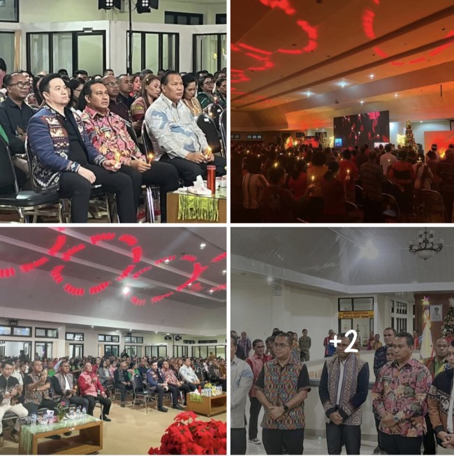 Bupati TTU Hadiri Perayaan Natal Nasional 2025 Bersama Presiden Secara Daring