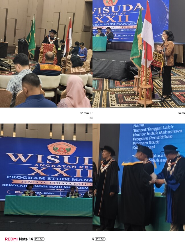 72 Wisudawan STIM Kupang  diminta Siap Hadapi Dunia Kerja yang Kompetitif