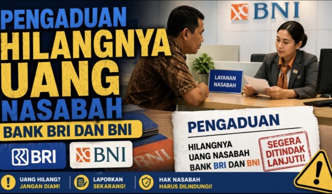 Dana  Nasabah  “Hilang”? Kasus Dua  Bank Nasional  Dilaporkan ke  OJK