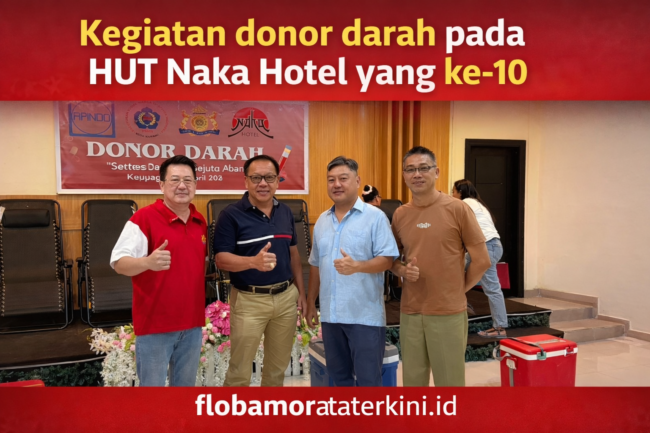 Gerakan Donor Darah di Naka Hotel, Kolaborasi Dunia Usaha Dorong Aksi Kemanusiaan Berkelanjutan