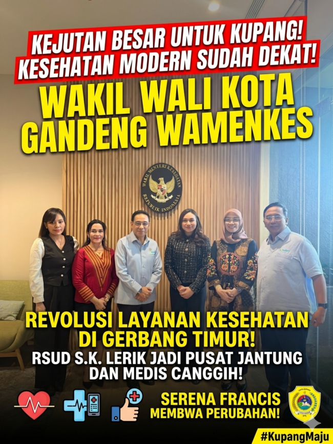 Serena Francis Gaet Wamenkes, RSUD SK Lerik Siap Jadi Pusat Jantung dan Medis Modern