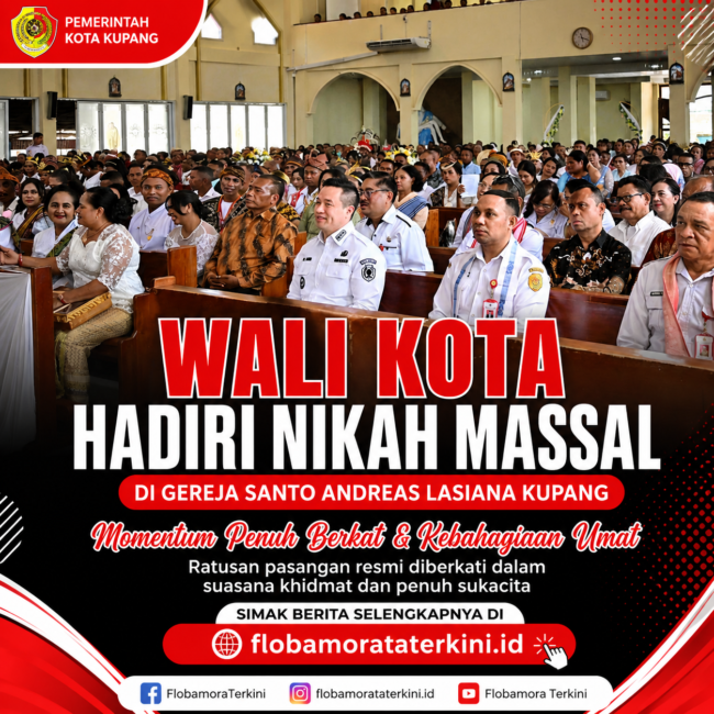 “Bercahaya’: Filosofi Lilin Kecil Wali Kota Christian Widodo dalam Nikah Massal 101 Pasangan