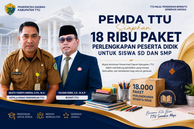 Penuhi Janji Kampanye,Bupati TTU Siapkan 18 Ribu Paket Pendidikan Lengkap