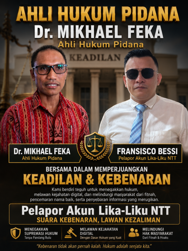 Dr. Mikhael Feka Jadi ‘Kunci’ Kasus Viral Akun Lika-Liku NTT