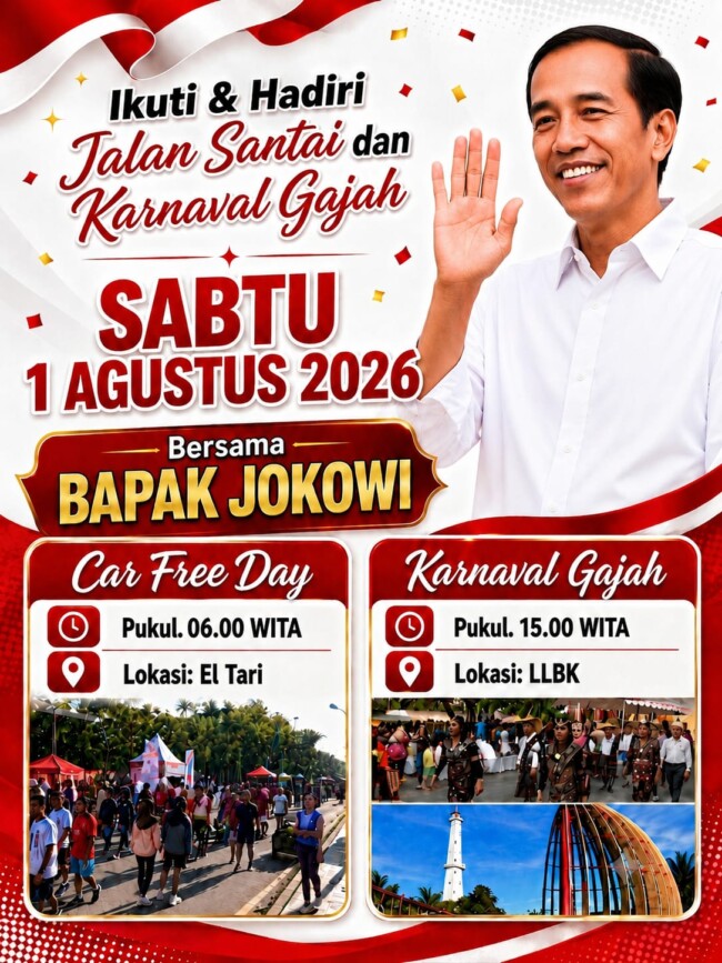 PSI NTT Ajak Warga Sambut Jokowi di Kupang, Christian Widodo: Selamat Pulang Kampung Kembali Pak Jokowi