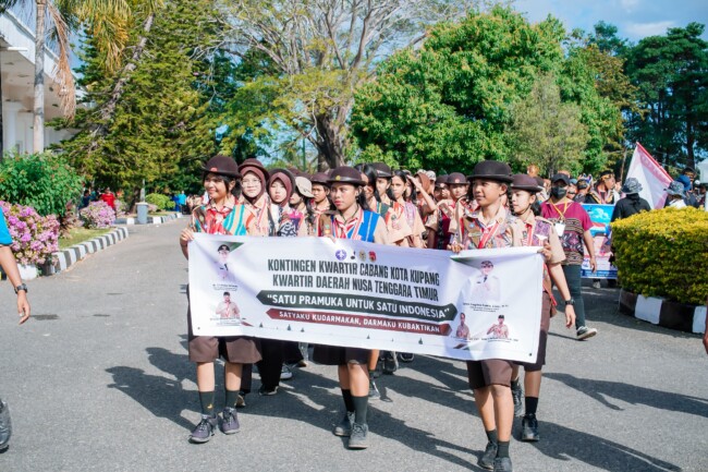Terima Karnaval Budaya Jamda X d Saboak, Wawali Serena beri pesan menyentuh: Jambore Bukan Hanya menyisakan cerita, tapi harus menumbuhkan integritas