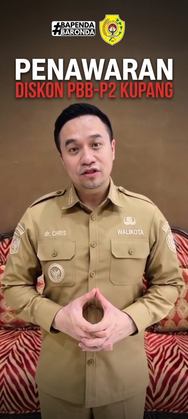 Wali Kota Kupang Ajak Masyarakat Manfaatkan Program BARONDA, Ada Diskon 5 Persen PBB-P2